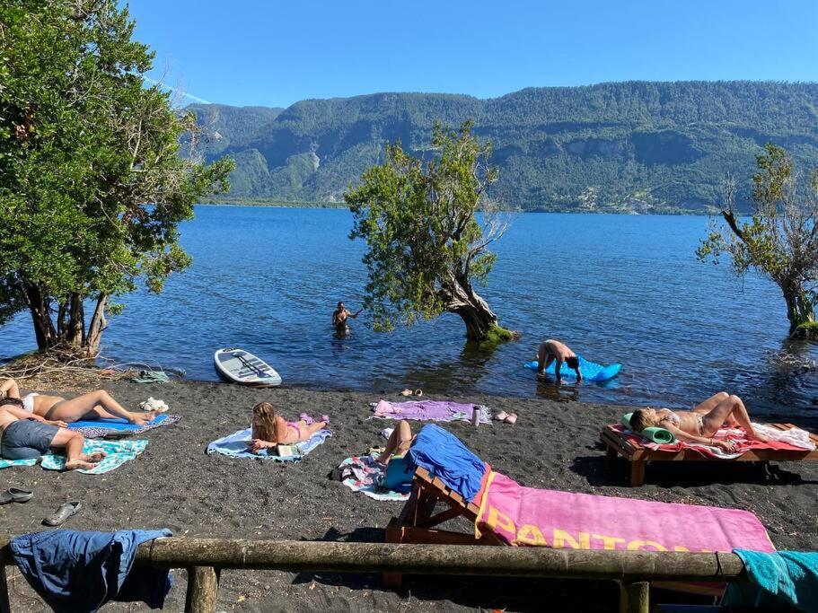 Gran Casa Orilla Playa,12 Personas,5 Dormitorios Coñaripe Eksteriør billede